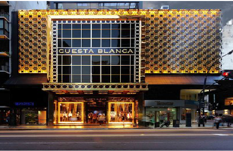 获嘉门头设计与商业空间的纽带。