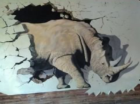 获嘉在墙绘中，如何绘制3D效果？